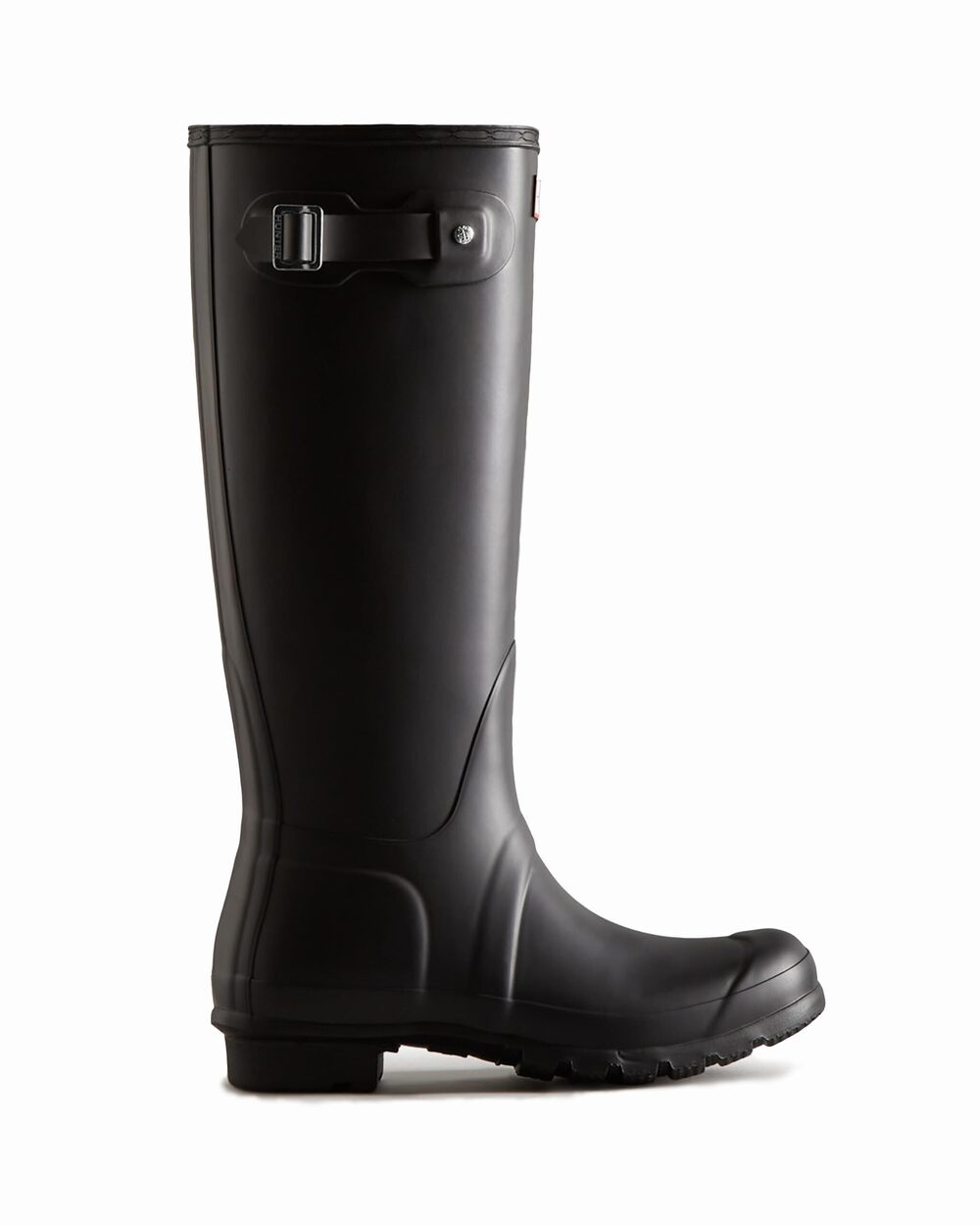 Hunter Women's Original Tall Rain Boot, Black, 7 M